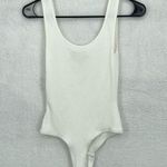 Madewell  Tank Thong Bodysuit White Women's XXS NWT Photo 5