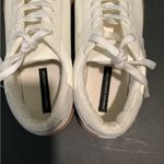 French Connection  White and Tan Sneakers Photo 2
