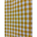 Banana Republic Womens Button Down Shirt Gingham Check Long Sleeve Yellow-S Photo 4