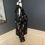 AFRM Floral Track Jacket with Racing Stripe Black Size XS Photo 3