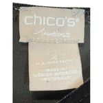 Chico's Women's Outfit Sets Sleeveless V-Neck Stretch Pants Black Sz. 1 Sz. 2 Photo 4