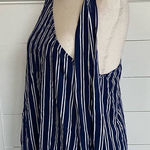 BB Dakota Jack by  Vertical Stripe‎ One Shoulder Choker Blouse Photo 0