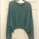 ZARA  Teal balloon Sweater Photo 1