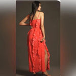 Anthropologie NWOT-  Hutch Claira dress size S- Coral Photo 12