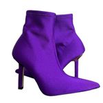 Good American Mardi Gras Purple Sock Boots Photo 1