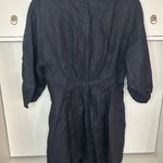 Madewell NWT Splitneck Mini Dress in 100% Linen size 8 Photo 5