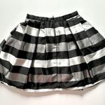 My Michelle  Black Silver Glitter Skater Skirt Junior Size 1 Photo 2