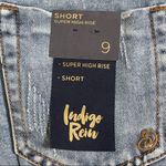 Indigo Rein Distressed & Shredded Jean Shorts Photo 12