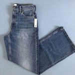 Banana Republic NWT  High Rise Rigid Wide Leg Medium Wash Jeans Photo 4
