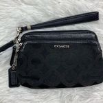Coach y2k Black Wristlet with Card Slot Photo 0