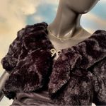 Faux fur shrug Black Photo 1
