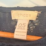 Chico's Chico’s Teal Crochet Dress Size 0.5 (Size‎ 6) Photo 6