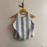 Bishop and Young  Striped Halter Tank Top Size XL Photo 1
