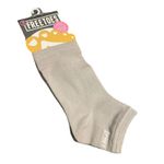 Freetoes Socks Flip Flop Pedicure Yoga Toeless Pedicure Exercise Gift Travel Gray Photo 8