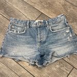 We The Free Light Blue Distressed Jean Shorts Photo 0