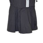 Tuckernuck Women Top Ribbed Nealy Corset Puff Sleeve Peplum Blouse Black XS NWT Photo 3