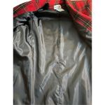White Stag Christmas Red Plaid wool Blazer Size 6 Photo 9
