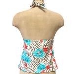 Y2K Hermanny by Vix Tankini Top Swimsuit Swim Halter M Medium 8 Blue Photo 2