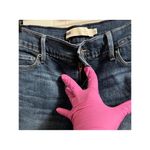 Levi's  Shorts Womens 29 MedDark Wash Denim Rolled Hem Stretch Mid Rise Festival Photo 5