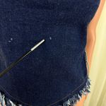 Y2K Clothes Compact Frayed Hem Spaghetti Strap Denim Jeans Top Size Medium Blue Photo 7