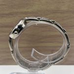 Women’s Timex, Small Black Face, Bracelet Style Band Silver Photo 4