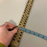 Calvin Klein Gold Metallic Genuine Leather Studded India Made Belt Size Medium Photo 4