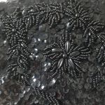 Stephen Chu Beaded Sweater Factory 100% Lamb's Wool Black Beaded Sleeveless Top Size M Photo 2