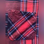 Bit & Bridle  Women’s Plaid Embellished Collar Long Sleeve Flannel Shirt Size M Photo 3