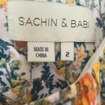 NWT SACHIN & BABI Anastasia Dress Sunshine/Teal Bouquet Midi Floral Dress 2 Green Photo 9