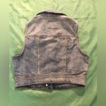 Ymi Women’s Distressed Jean Vest Sleeveless Cropped Size M Photo 4