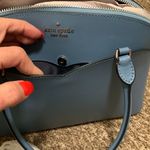 Kate Spade  NWT medium dome satchel saffiano leather baltic sea blue color purse Photo 9