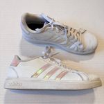Adidas White Leather Grand Court 2 Sneakers Running Shoes Women’s 7 Athletic Photo 10
