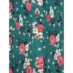 CraveFame Ditsy Chicks Floral Smocked Top size Small Green Photo 6