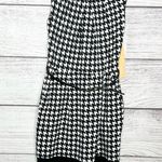 Takara NWT Black & White Houndstooth Belted Mini Dress Size 7 Photo 10