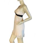 Johnny Martin  CREAM & BLACK CHIFFON RUFFLED BABY DOLL DRESS (1) Photo 4