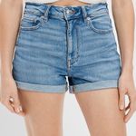 American Eagle Stretch denim Mom Short Photo 0