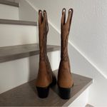 Jeffrey Campbell NWOB  Anthropologie Dagget Western Cowboy Boots in Brown Photo 5