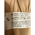 ZARA Brown Tan Satin Sleeveless Cami Camisole Corset Bandeau Crop Tank Top Sz XS Photo 3