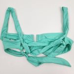 l*space L* Camellia Bikini Top in Bright Teal Size Small Underwire NWT Photo 3