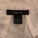 Style & Co . white denim jacket Photo 3