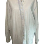Bill Blass  Cotton Long Sleeved Denim Tunic Size Medium Photo 0