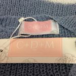 NEW C+D+M Multicolor Colorblock Halter Round Neck Sleeveless Knitted Tank Top S Photo 3