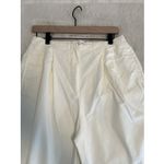 Hirsch Timber Pleated Women's White Chino Pants Size‎ Large Photo 13