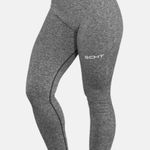 ECHT Heathered Charcoal Grey High Rise Arise Series Seamless Leggings Photo 0