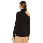 L'Agence L’AGENCE Easton One-Shoulder Sweater Black Size M Photo 3