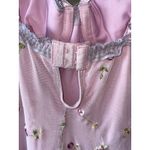 Dolls Kill Sugar Thrillz Sz XS Baby Floral Mini Dress Coquette Sweetheart Lace Pink Photo 6