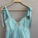 Lovers + Friends  Emmeline Gingham Mini Babydoll Dress Size XS EUC Photo 4