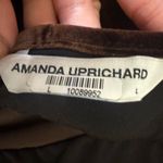 Amanda Uprichard Jasalina Velvet Mini Dress in Cocoa brown Size L Photo 8