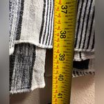 Lemlem  off the shoulder mini dress beach coverup swim blue puff sleeve stripe S Photo 5