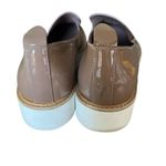 Vince  Patent Leather Platform Slip On Loafer Shoes Taupe Antique Rose size 8.5 Photo 5